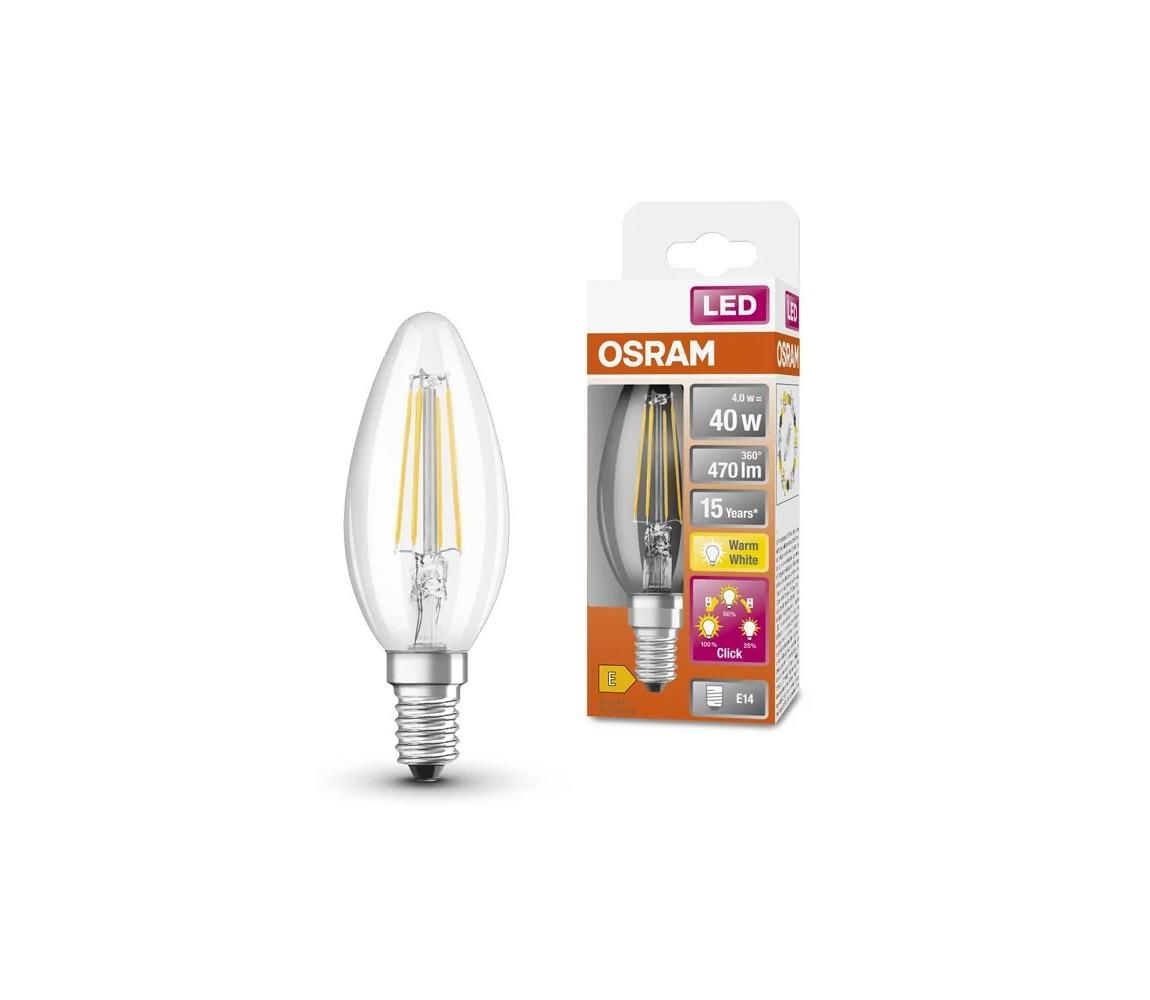 LED Stmievateľná žiarovka VINTAGE B35 E14/4W/230V 2700K - Osram