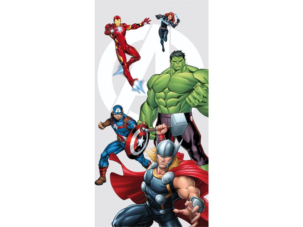 Detská osuška Avengers Power 70x140 cm