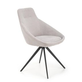 Jedálenská stolička K431 - svetlosivá / čierna