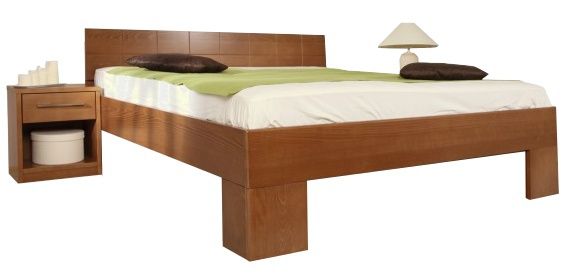 Masívna posteľ s úložným priestorom varezza 6b (v.50cm) - 160/180 x