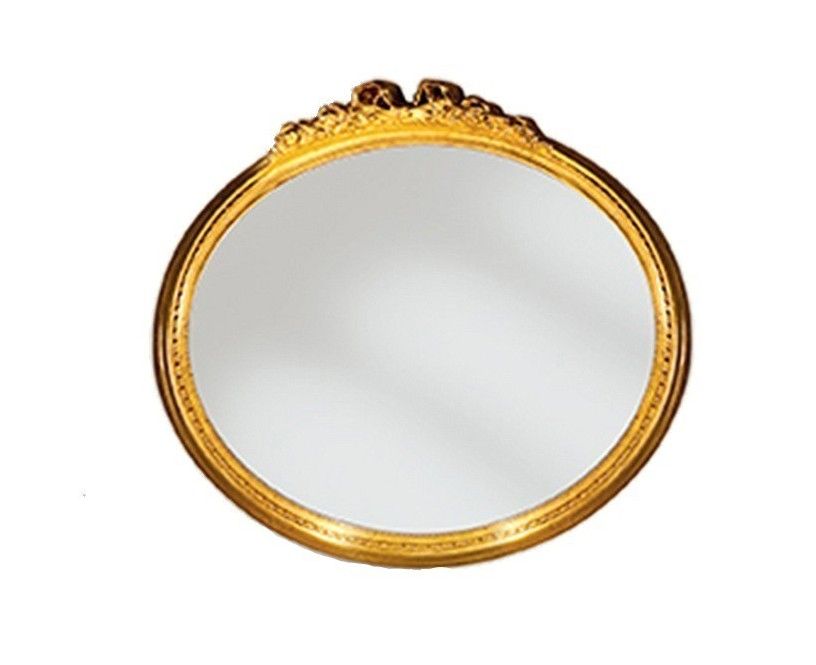 Estila Luxusné oválne barokové nástenné zrkadlo Emociones s elegantným rámom 55 cm
