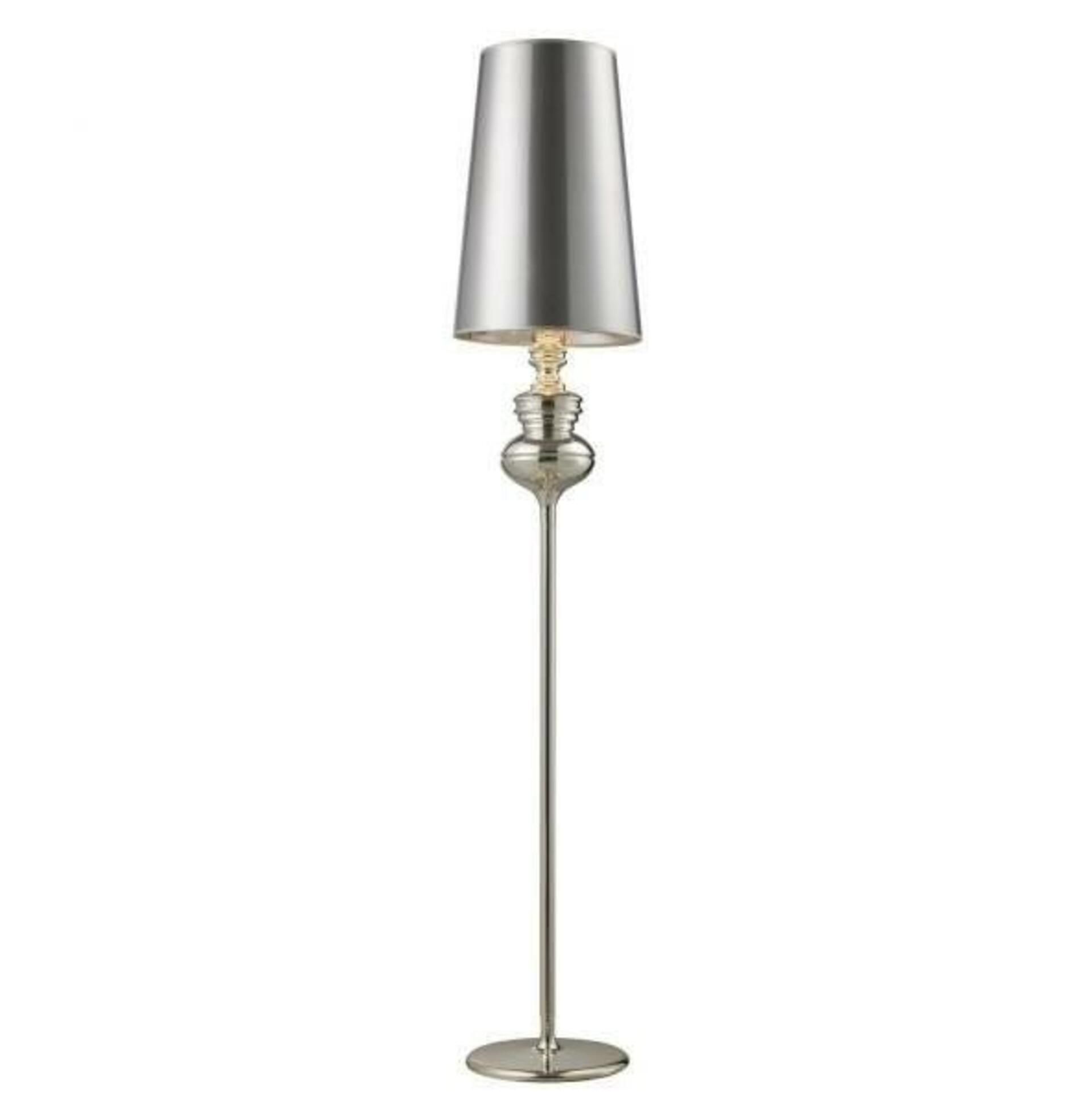 Stojací lampa AZzardo Baroco floor silver AZ0309 R7s 1x15W IP20 33cm stříbrná