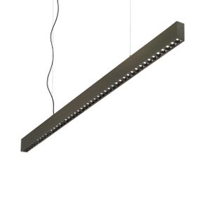 Ideal Lux 271187 OFFICE závesné svietidlo LED 30W/2800lm 3000K čierna