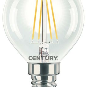 CENTURY LED FILAMENT MINI GLOBE ČIRÁ 6W E14 2700K 806Lm 360d 45x76mm IP20 CEN INH1G-061427