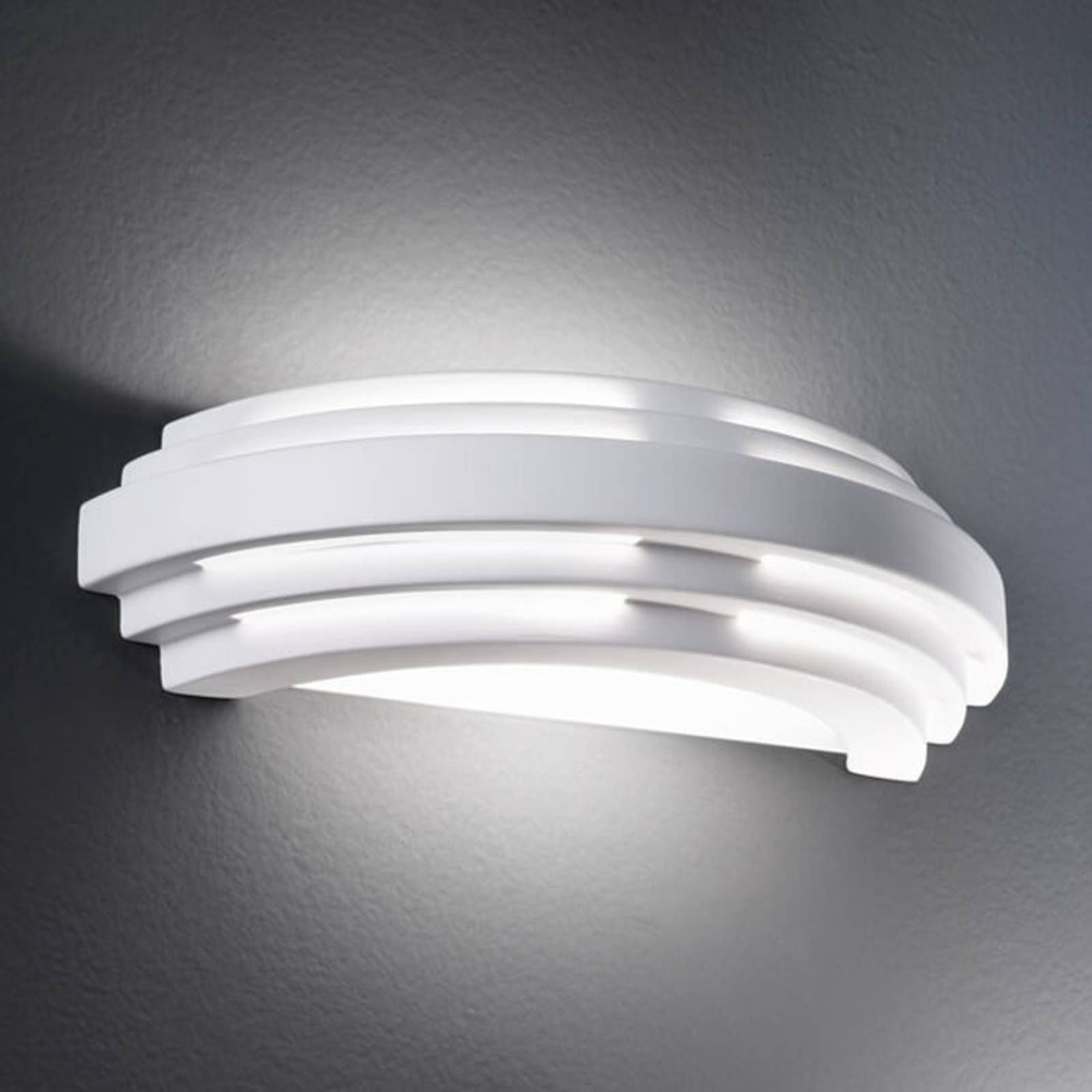austrolux by Kolarz KOLARZ Stiegel – individuálne nástenné svietidlo, Obývacia izba / jedáleň, keramika, E27, 60W, L: 30 cm, K: 8cm