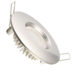 LED svietidlo strieborné 7W/IP44/4000K