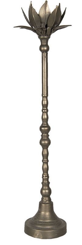 Bronzový antik kovový svietnik Onfroi – Ø 17*66 cm