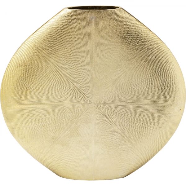 KARE Design Kovová váza Sacramento Beam - zlatá, 58cm