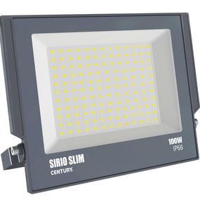 CENTURY REFLEKTOR LED SIRIO SLIM ČERNÝ 100W 4000K 9000Lm 110d 270x29x230mm IP66 CEN SRS-1009540