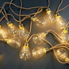 Butlers BULB LIGHTS Svetelná reťaz žiarovky 15 svetiel