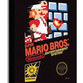 Super Mario Bros. (NES Cover) - Obraz na płótnie WDC92382