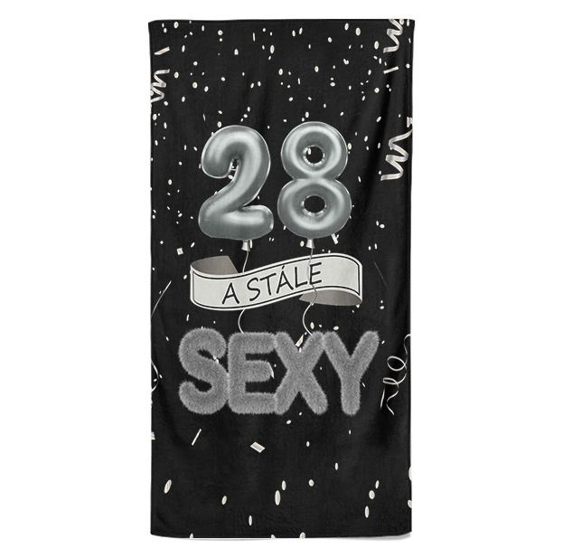 Osuška Stále sexy – čierna (vek: 28)