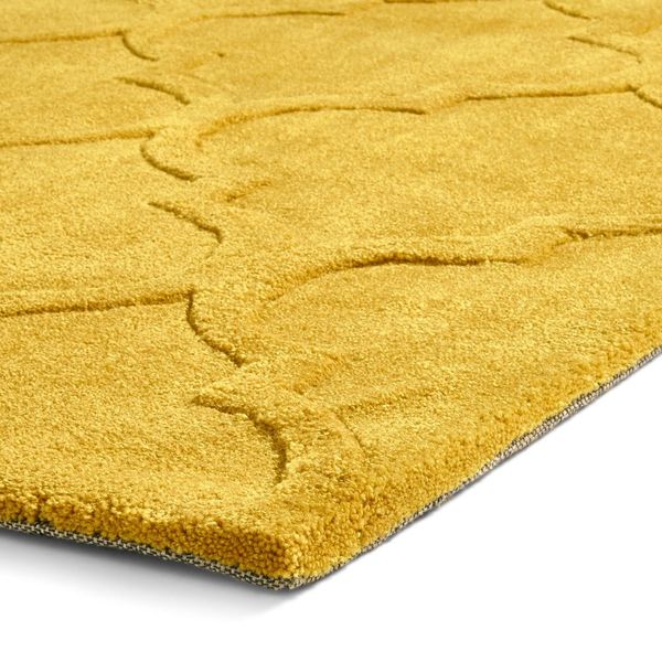Žltý ručne tuftovaný koberec Think Rugs Hong Kong Puro Yellow, 150 × 230 cm