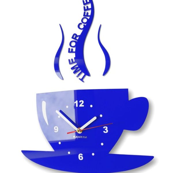 DomTextilu Nástenné hodiny Time for coffee 8098-241136