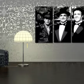 Ručne maľovaný POP Art obraz Corleone Family