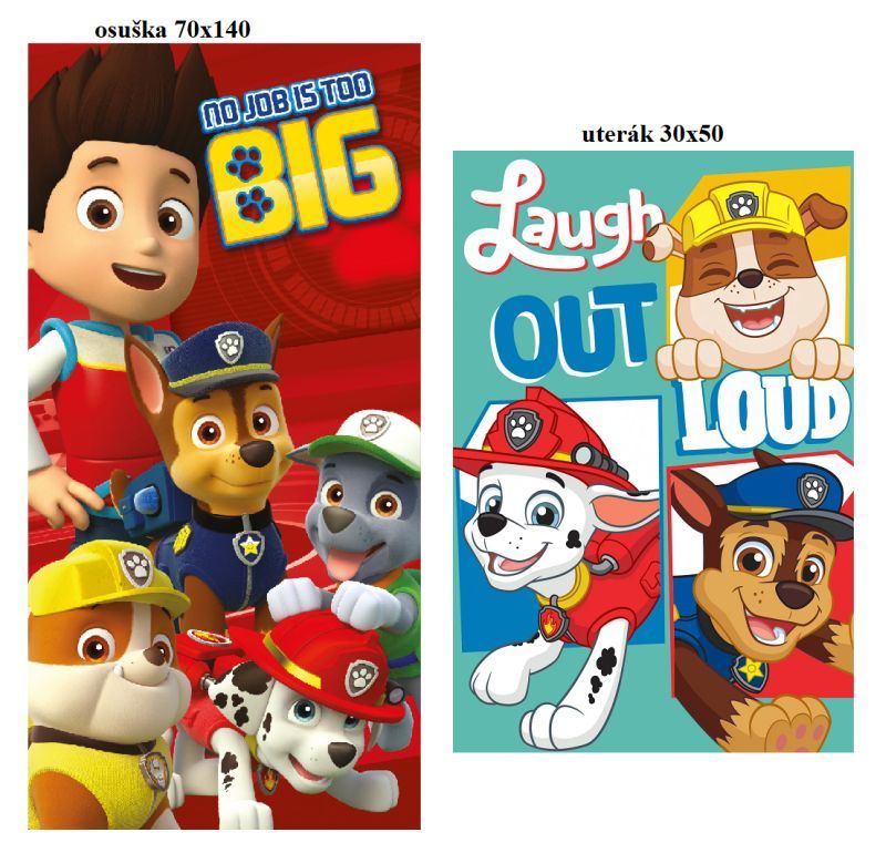 Set osuška + uterák PAW PATROL