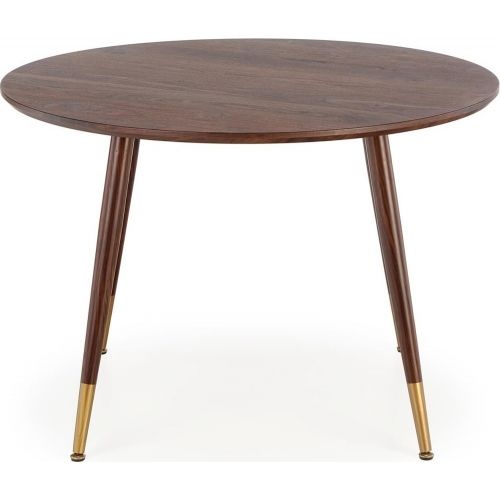 Halmar DOMENICO stôl doska - orech, nohy - orech / zlaté