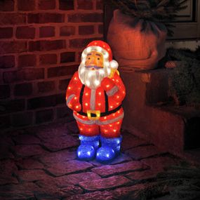 Konstsmide Christmas Dekoračná LED figúrka Mikuláš farebná IP44 55 cm, akryl, 0.03W, L: 28.5 cm, K: 55cm