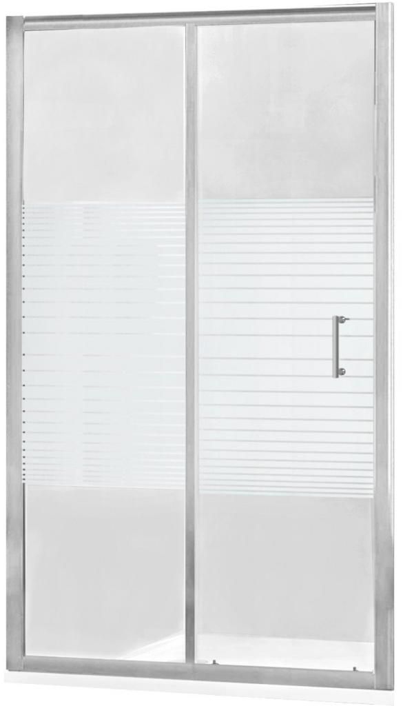 MEXEN - Apia posuvné sprchové dvere 90 cm dekor, chróm 845-090-000-01-20