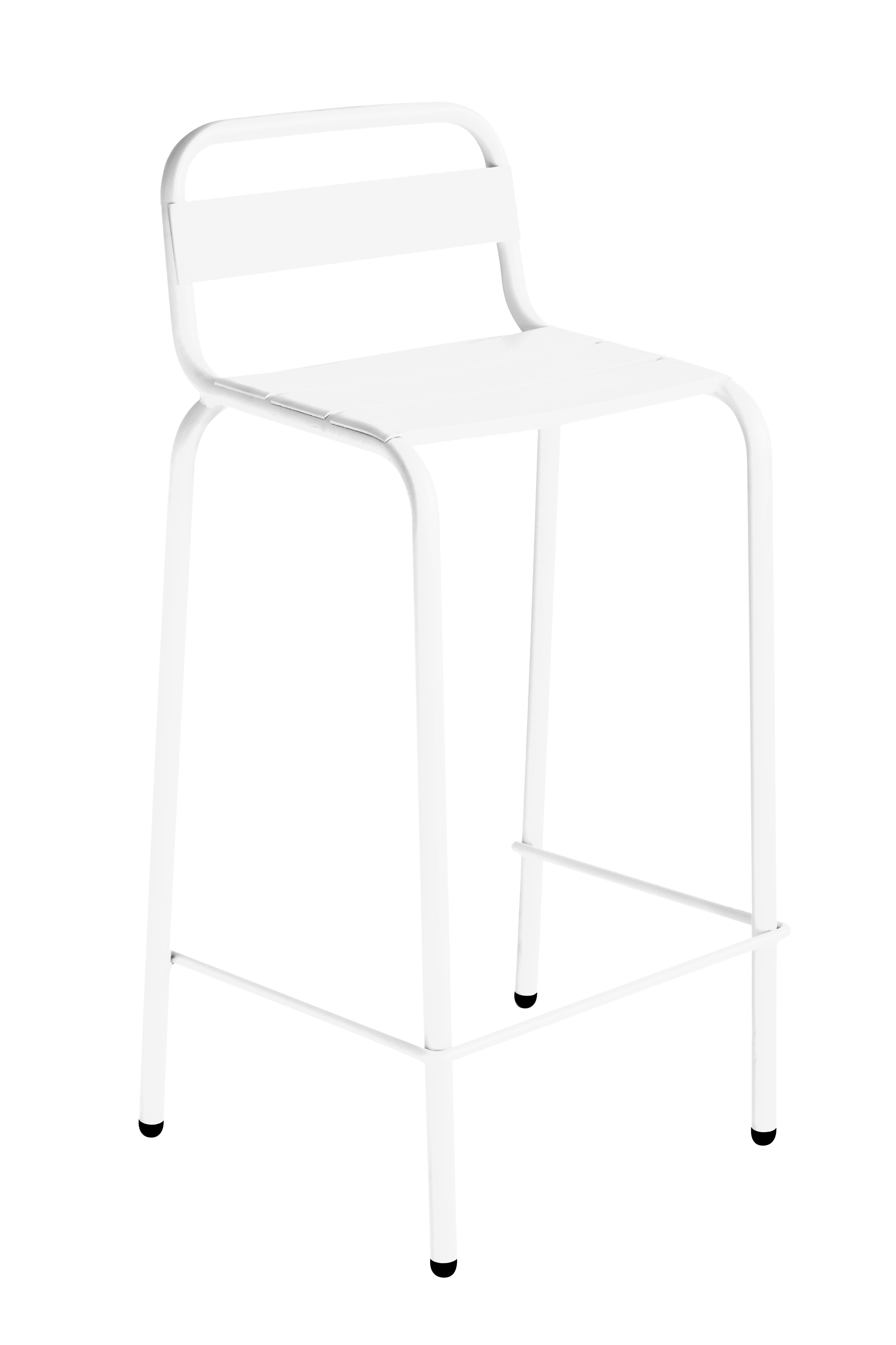 ISIMAR - Barová stolička BARCELONETA nízka - biela