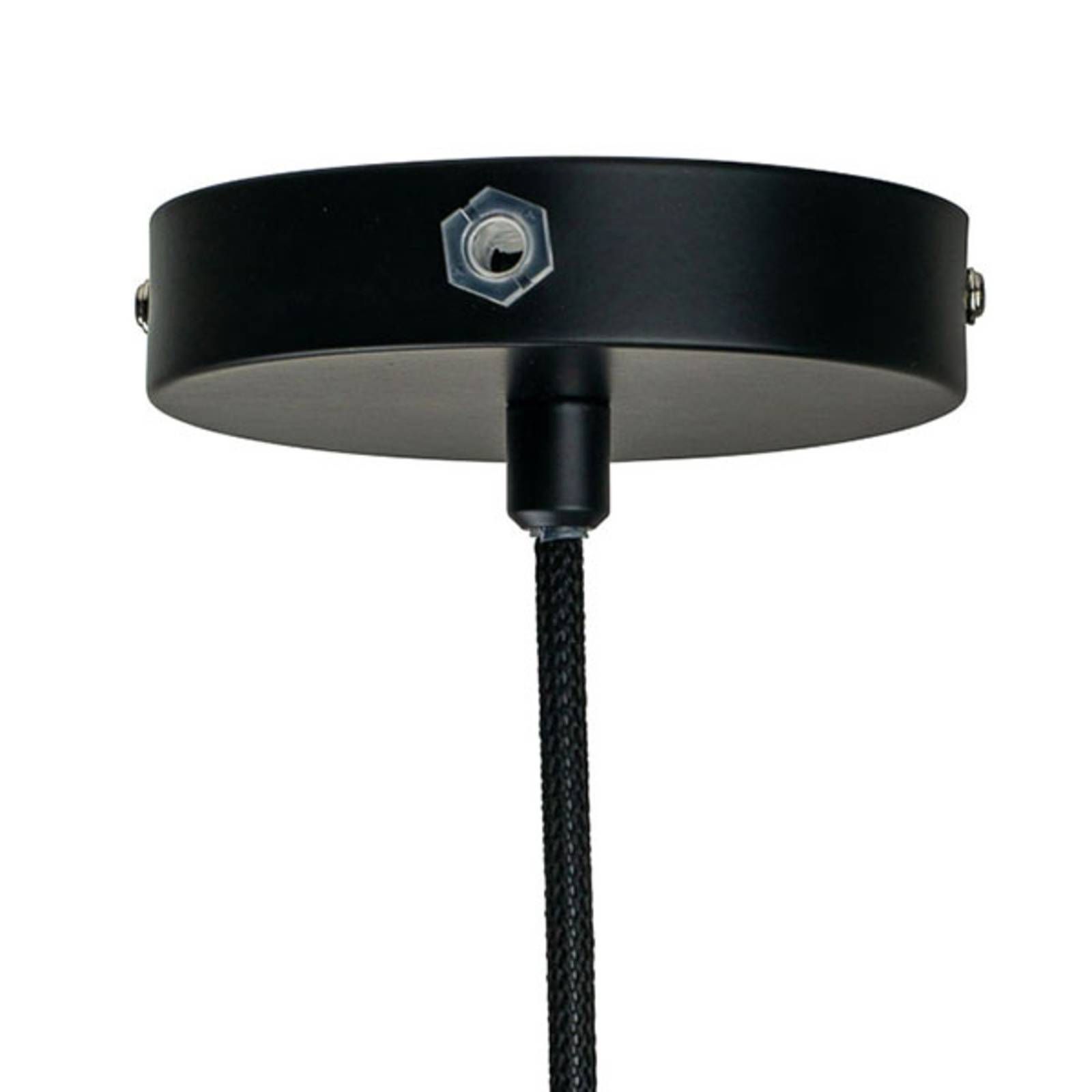 Dyberg Larsen Ejka závesná lampa z kovu, čierna, Obývacia izba / jedáleň, oceľ, E27, 60W, K: 20cm