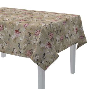 Dekoria Obrus na stôl obdĺžnikový, béžová, 130 × 280 cm, Arte, 143-97