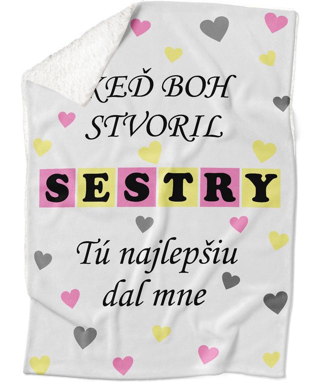 Deka Keď boh stvoril sestry (Podšitie baránkom: ÁNO)