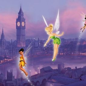 FTDN H 5306 AG Design detská vliesová fototapeta na stenu panoramatická Fairies in London, veľkosť 202 x 90 cm