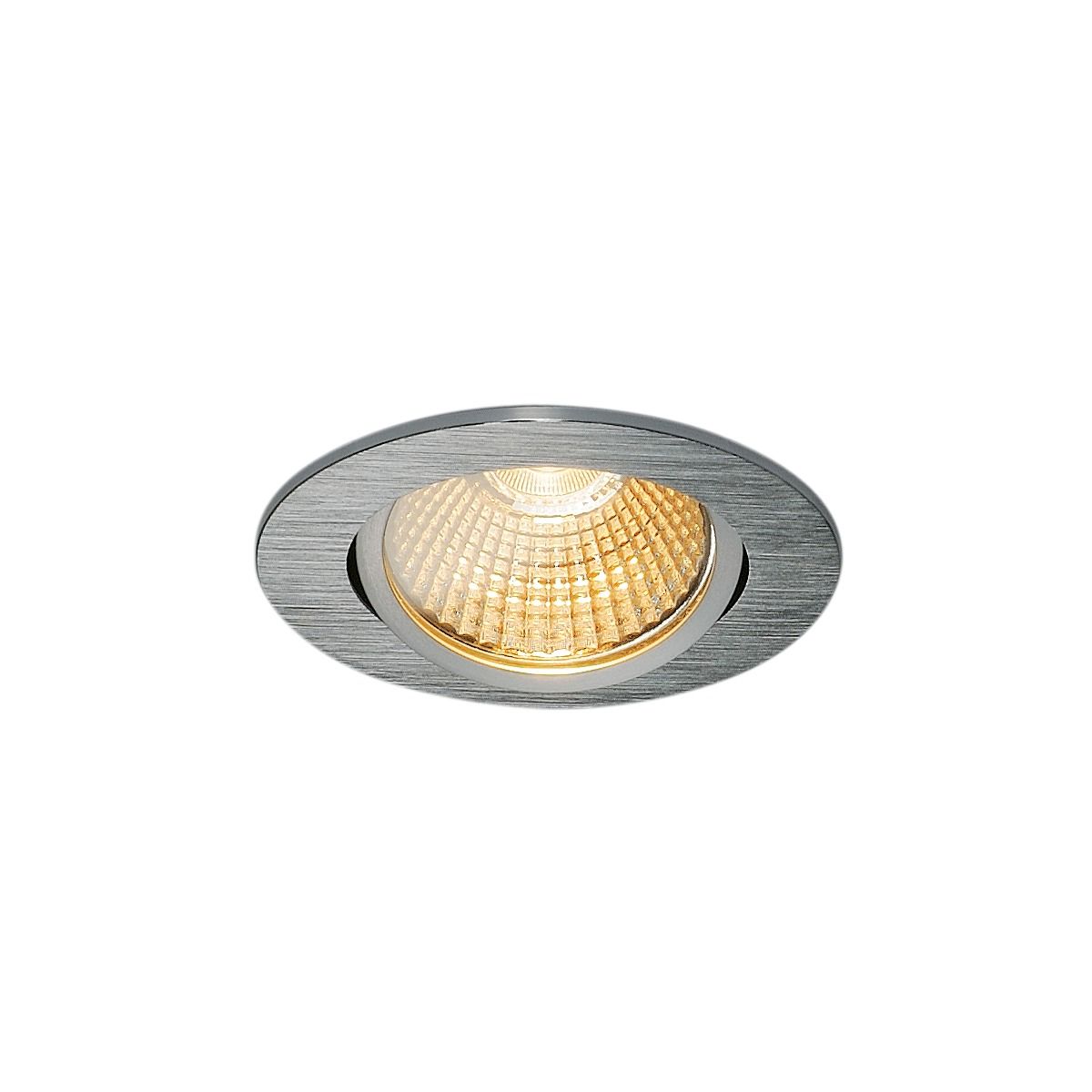 Stropné svietidlo SLV NEW TRIA 68 I CS Indoor, stropné vstavané LED svietidlo, hliníkové, 2700K, kruhové 1003067