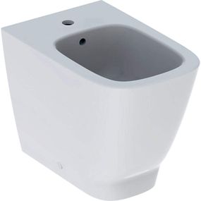 Geberit Smyle Square - Stojaci bidet v jednej rovine so stenou, uzavretý tvar 500.841.00.1