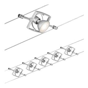 Paulmann 94133 - SADA 5xGU5,3/10W Luster na lanku MAC 230V chróm