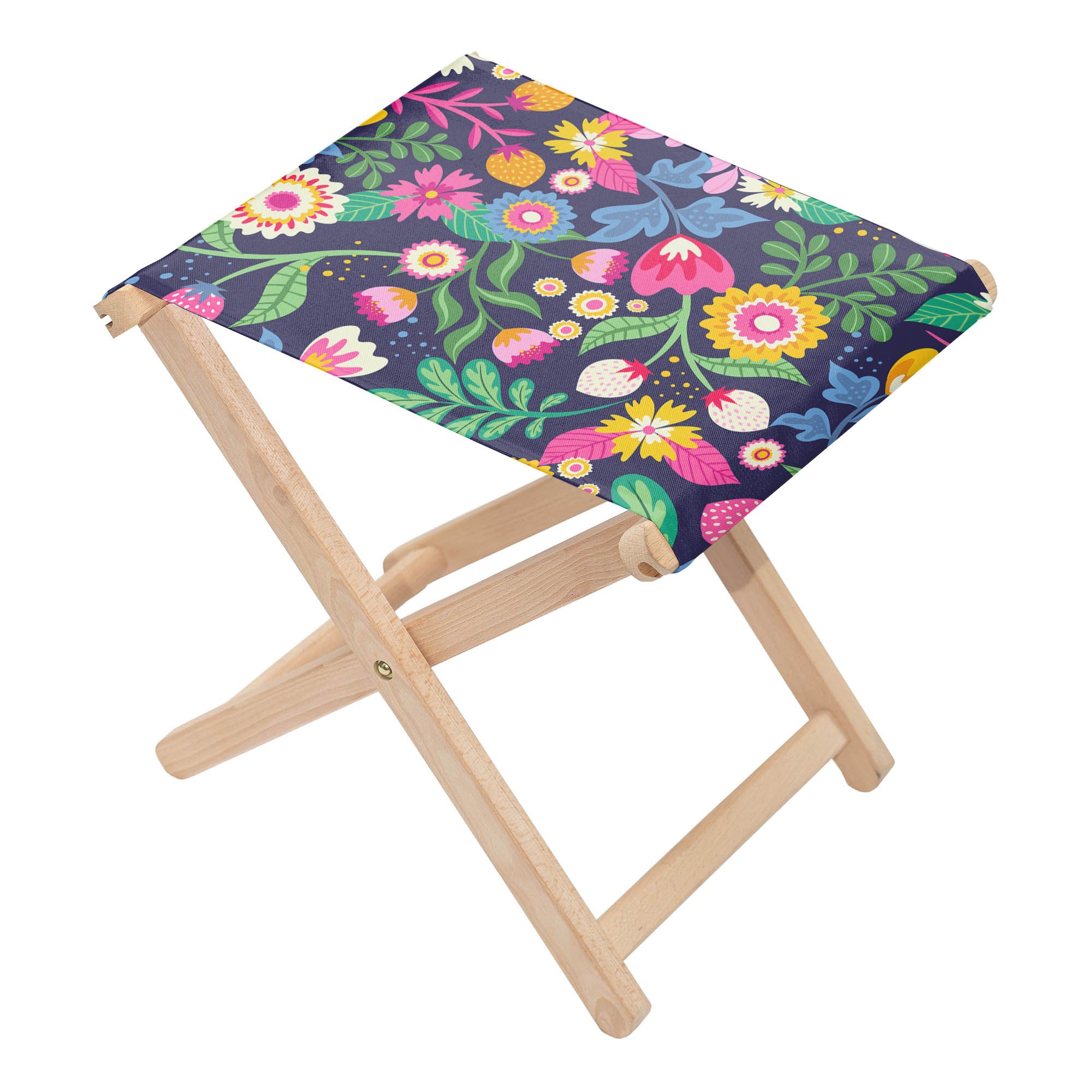 Rozkladacia stolička Exotic Floral