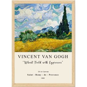 Plagát v ráme 55x75 cm Vincent van Gogh – Wallity