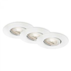 BRILONER LED vestavné svítidlo 4,4 cm 3x 4,9 W 480lm bílé BRI 7602036