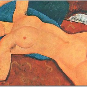 Reprodukcie Modigliani - Red Nude zs10317