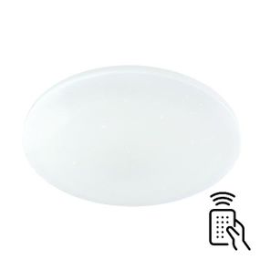 GLOBO SMART LIGHT 41348-30SH SAJAMA I stmievateľné stropné LED svietidlo 540 mm 30W/1500lm 3000-4000-6000K IP20 biela s diaľkovým ovládaním, starlight efekt