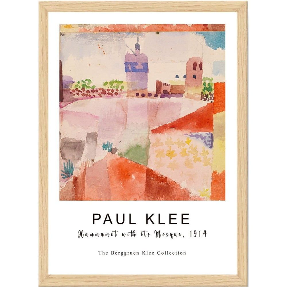 Plagát v ráme 35x45 cm Paul Klee – Wallity