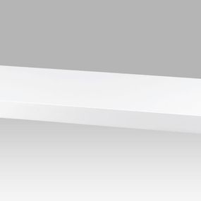 Autronic -  Polička nástenná 60 cm, MDF, farba biely vysoký lesk, baleno v ochranej fólii - P-001 WT