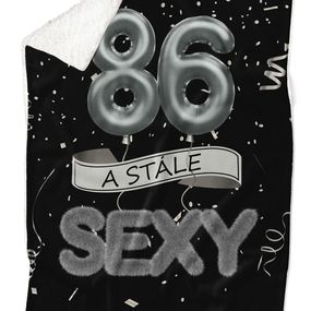 Deka Stále sexy – Čierna (vek: 86, Podšitie baránkom: ÁNO)