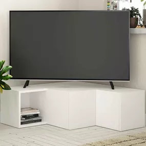 Sofahouse Dizajnový TV stolík Laksha 90 cm biely