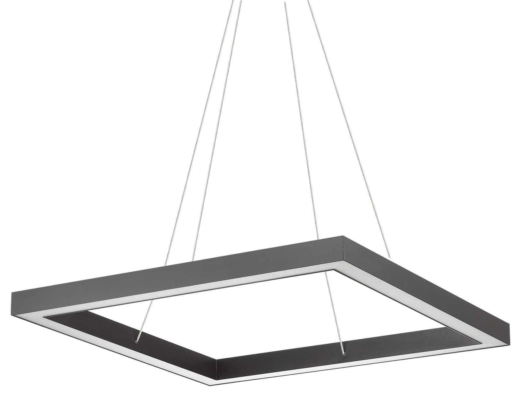 IDEAL LUX - Závesné osvetlenie ORACLE ROUND - štvorcové