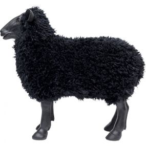 KARE Design Soška Ovce - černá, 54cm