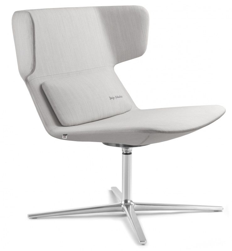 LD SEATING Designové kreslo FLEXI/L, F27-N1, PL, kríž čierny