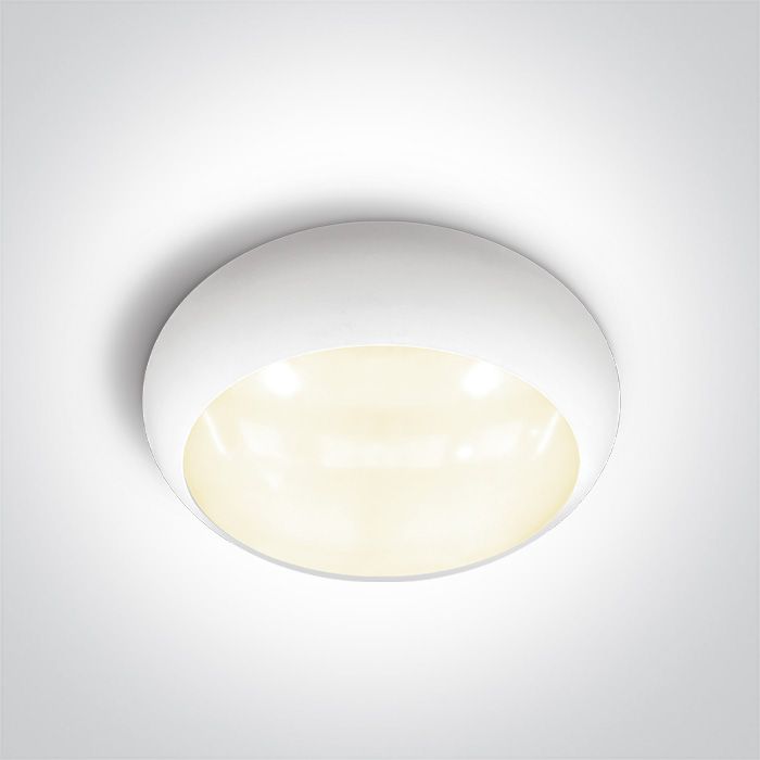 Vonkajšie priemyselné svietidlo ONE LIGHT EMERGENCY LED PLAFO 67218E/W