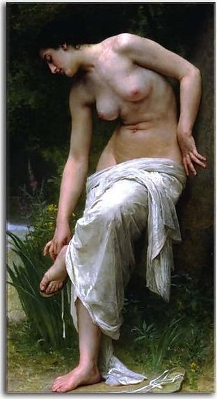 After the Bath zs17320 - William-Adolphe Bouguereau Obraz 