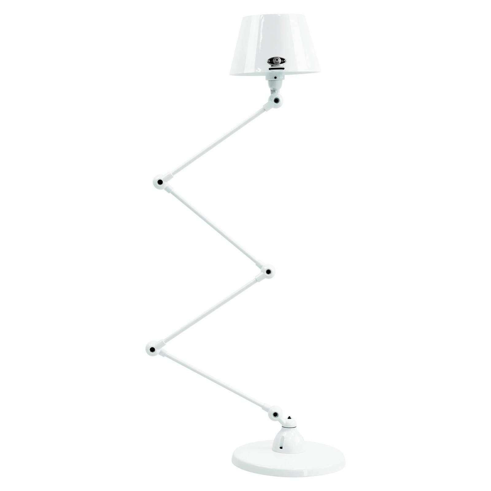 Jieldé Aicler AID433 stojaca lampa 4x30 cm, biela, Obývacia izba / jedáleň, hliník, oceľ, E14, 25W, K: 132cm
