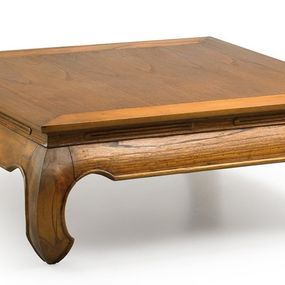 Estila Luxusný konferenčný stolík Star z dreva mindi štvorcového tvaru 100cm