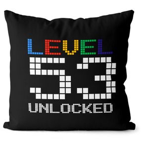 Vankúš Level unlocked (vek: 53, Velikost: 55 x 55 cm)