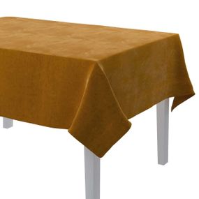 Dekoria Obrus na stôl obdĺžnikový, Sennepsgul, 130 × 160 cm, Velvet, 704-23