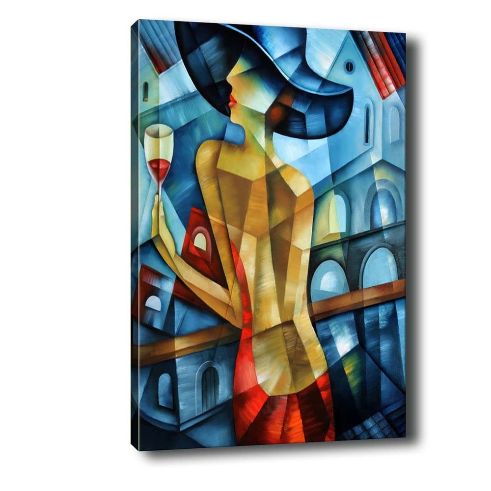 Obraz Tablo Center Cubistic Lady, 50 × 70 cm